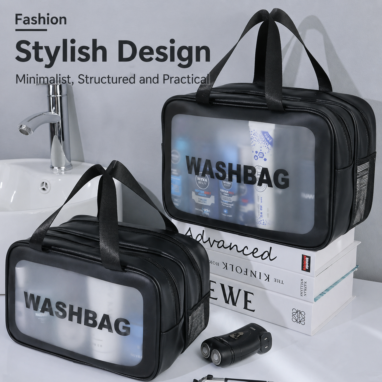 Transparent Travel Toiletry Wash Bag 5