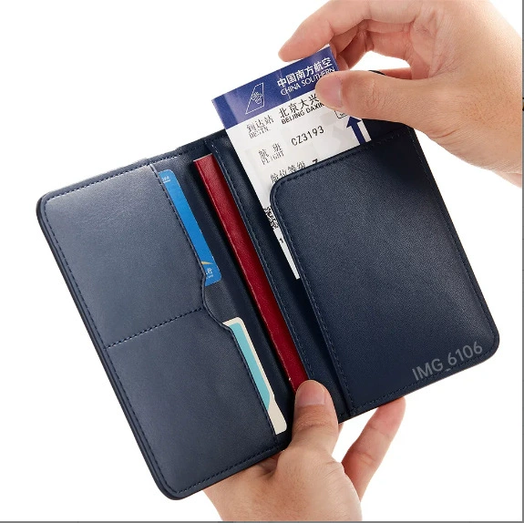 PU Leather Water-Resistant Passport Holder 2