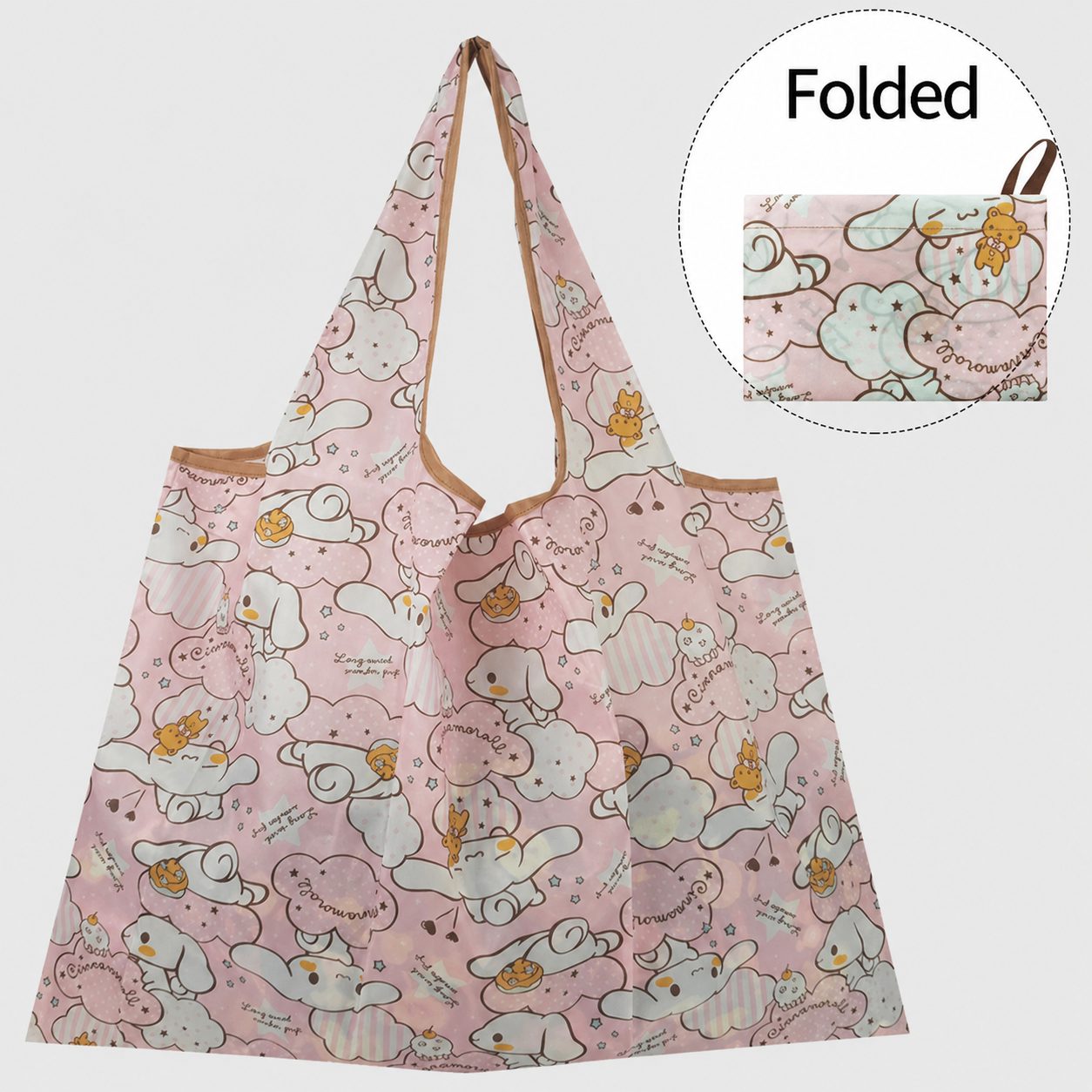 Foldable Reusable Shopping Bag with Multiple Prints 4