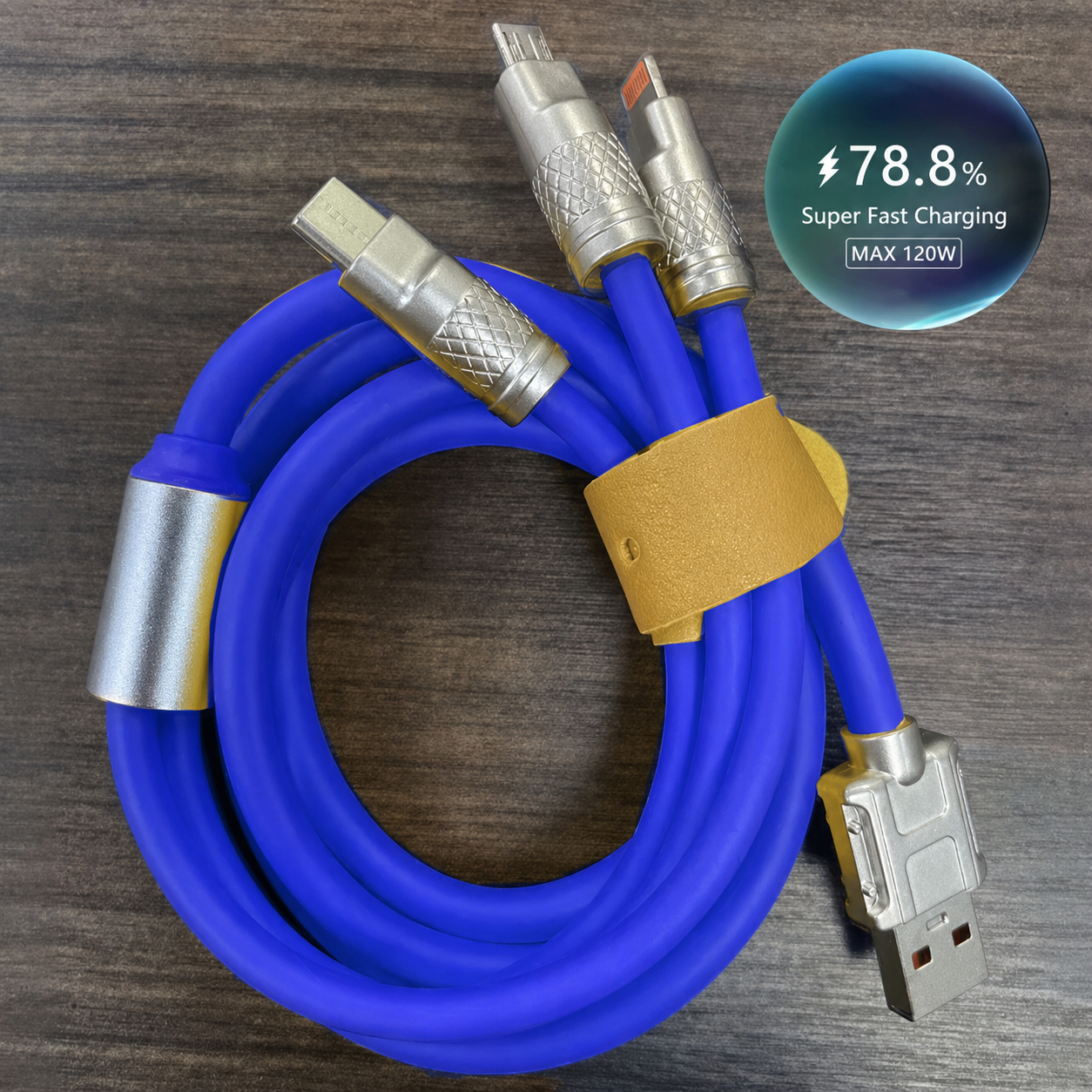 120W Heavy Metal Fast Charging Cable – Length Options 5