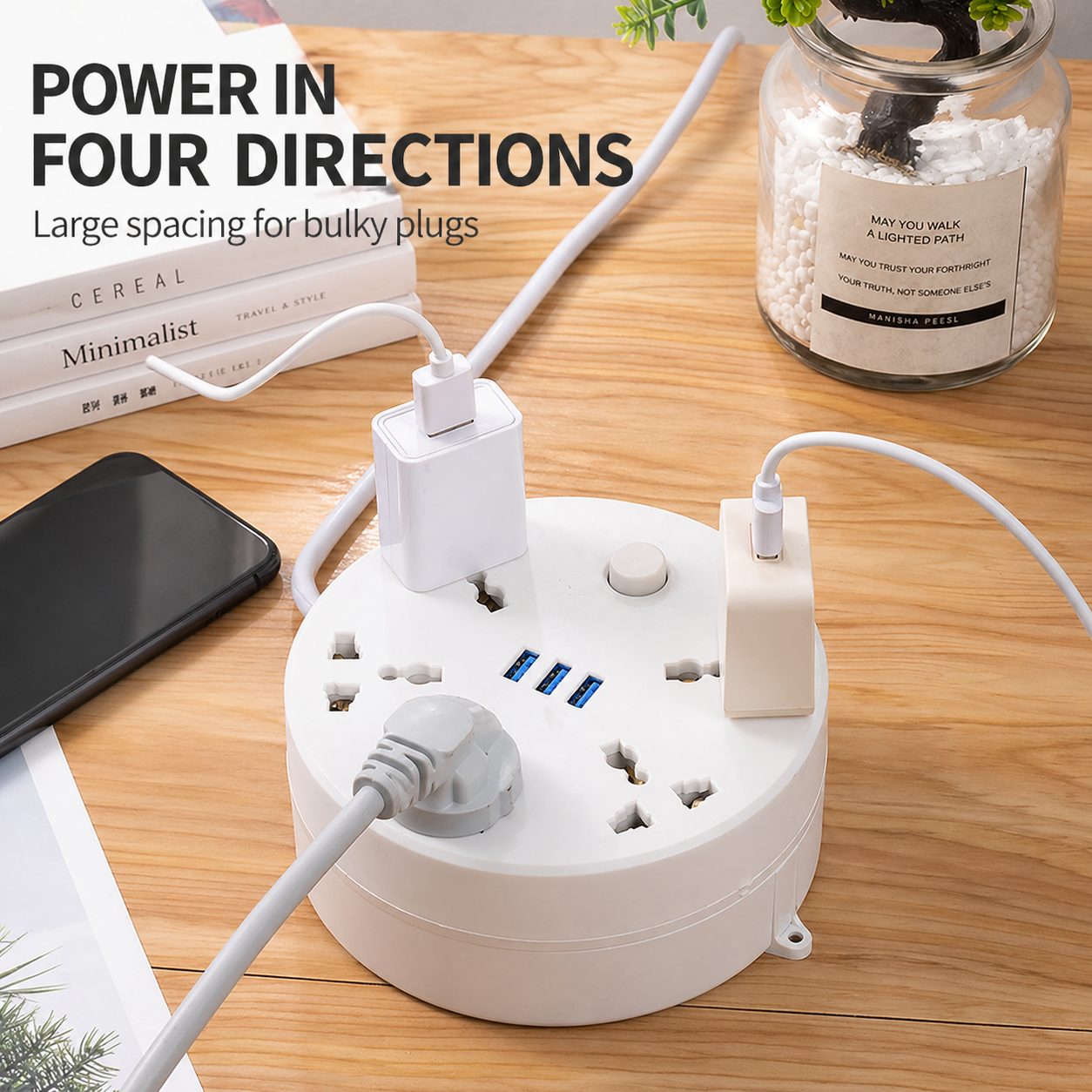UK Desktop Extension Socket 4