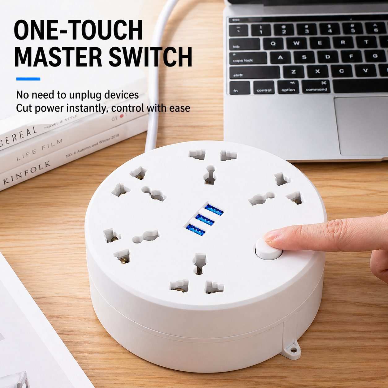 UK Desktop Extension Socket 3