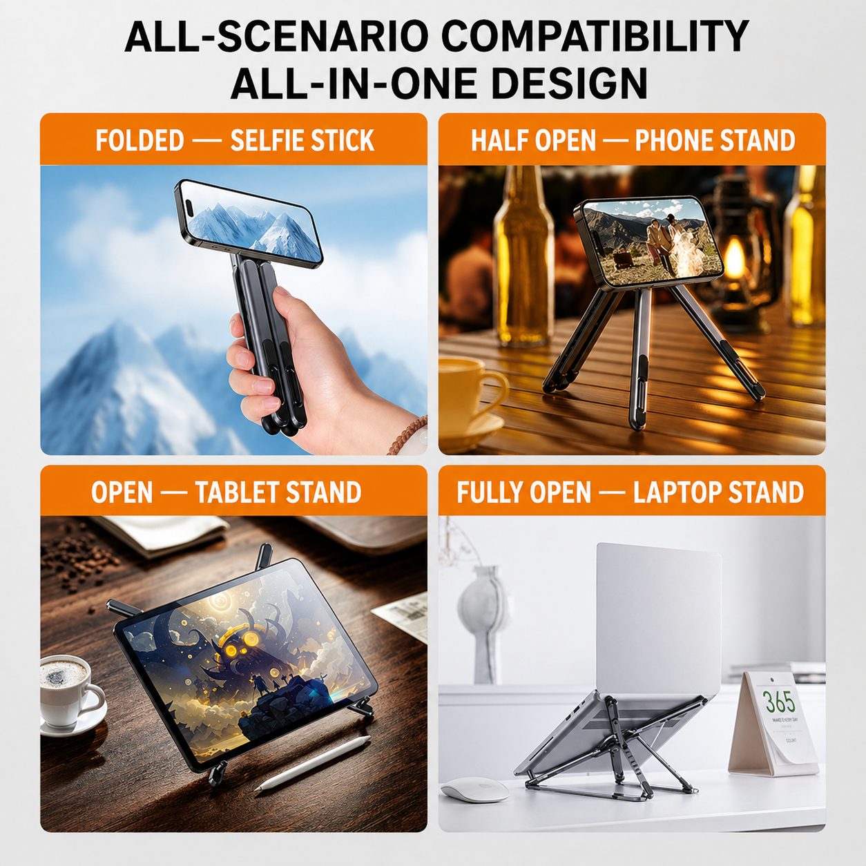 E05 Foldable Aluminium Laptop Stand 3