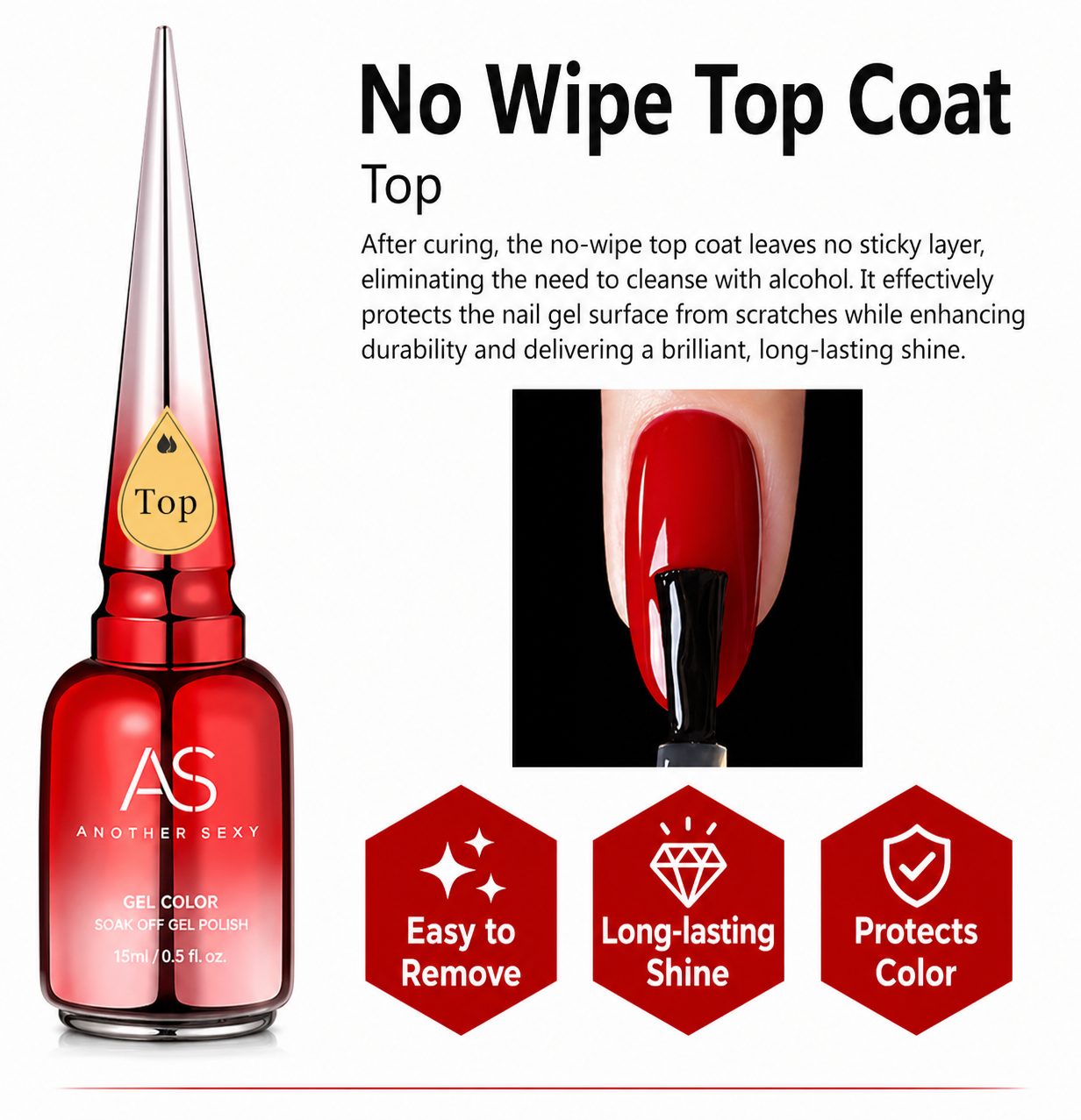 15ml Glitter & Matte UV Gel Polish 3