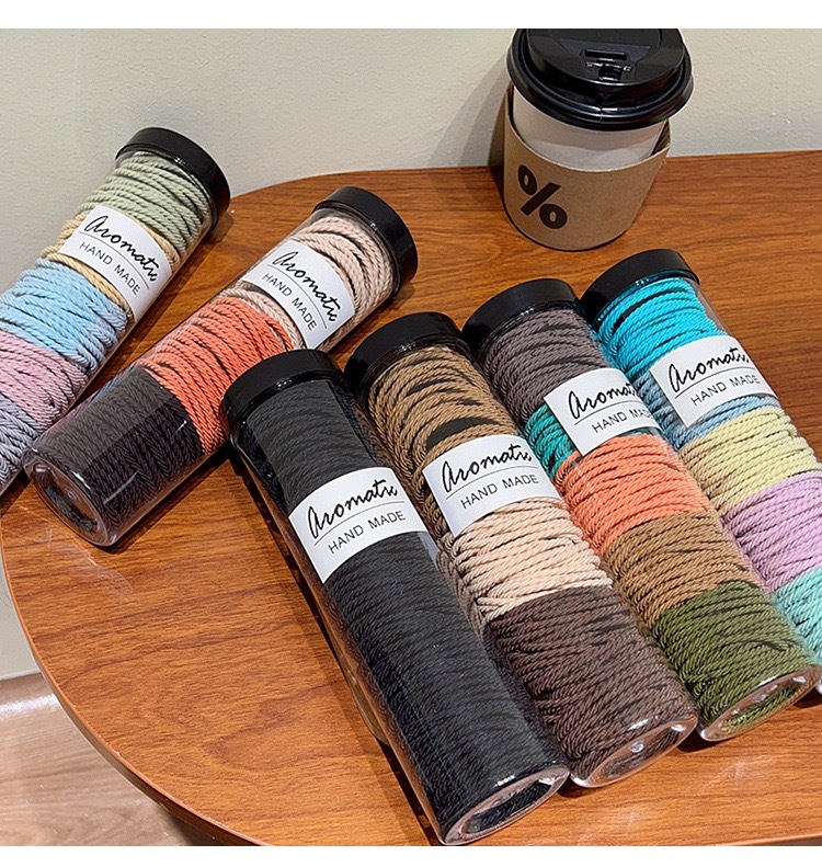 Elastic Hair Ties Tub Set – 100 pcs 2
