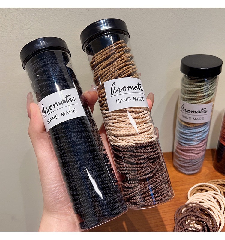 Elastic Hair Ties Tub Set – 100 pcs 5