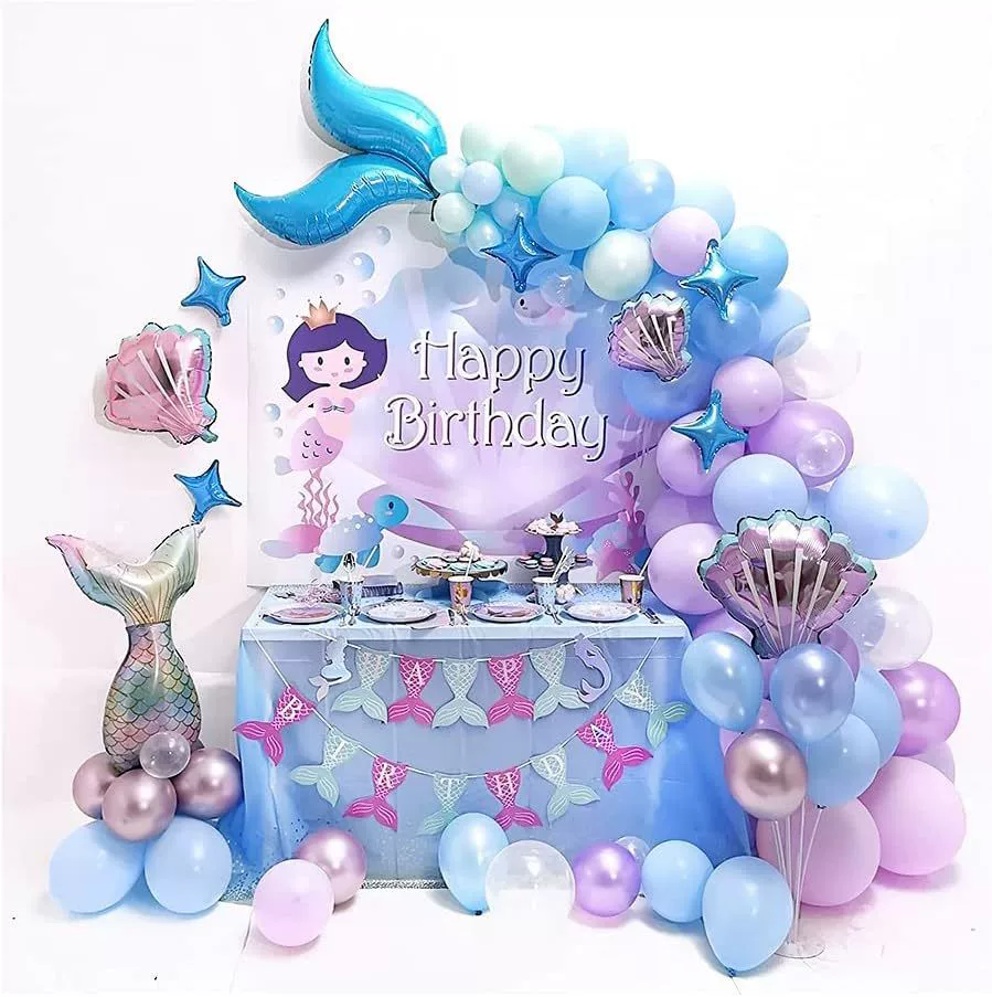 Mermaid Macaron Balloon Set 4