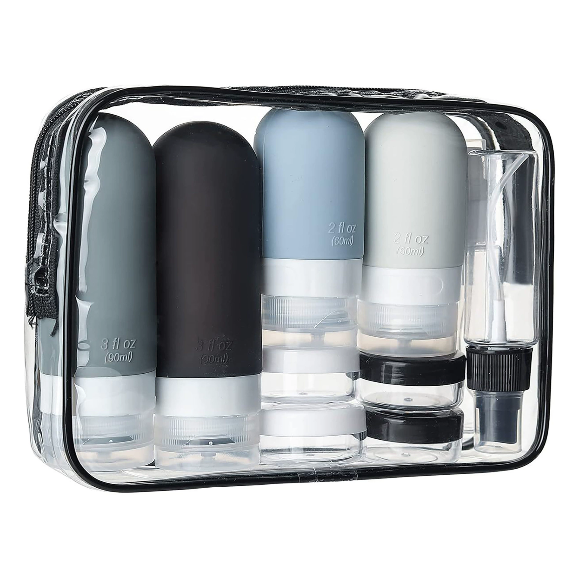 17-Piece Silicone Travel Bottle Set 4