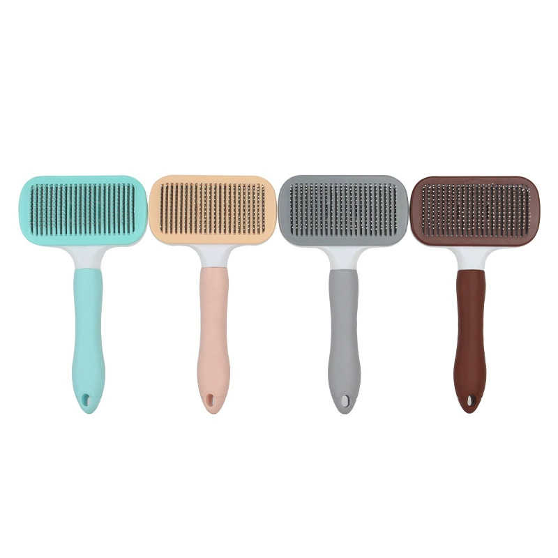 One-Click Pet Slicker Brush 5