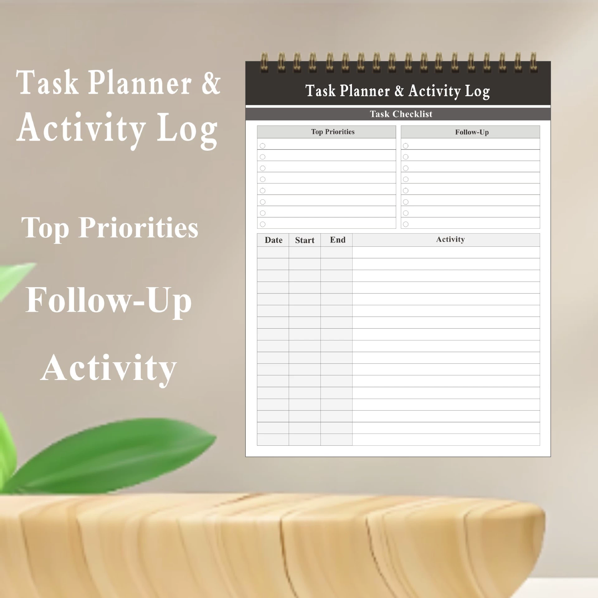 A4 Undated Weekly Planner Notepad 5