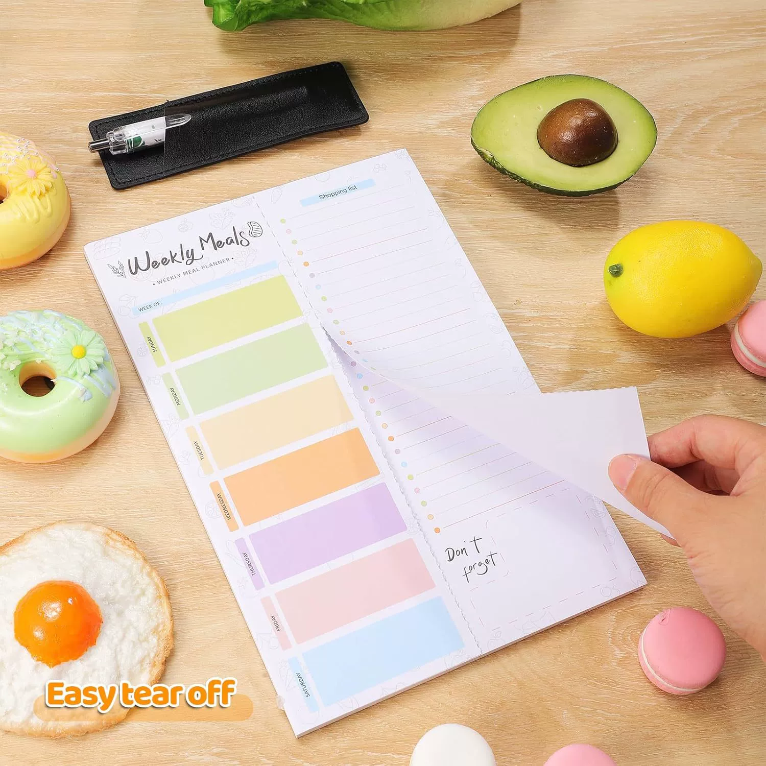 Magnetic Meal Planner Notepad 5