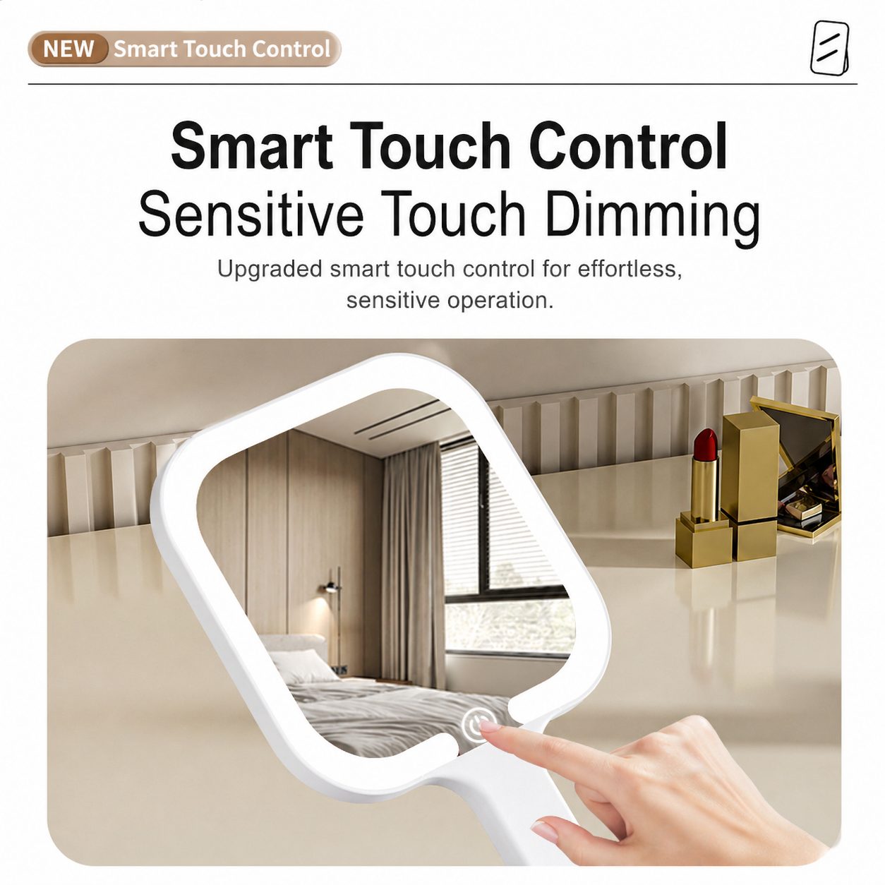 3-Mode Portable LED Makeup Mirror 3