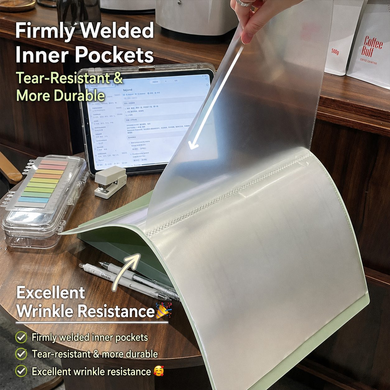 A4 Multi-Pocket Document File 4