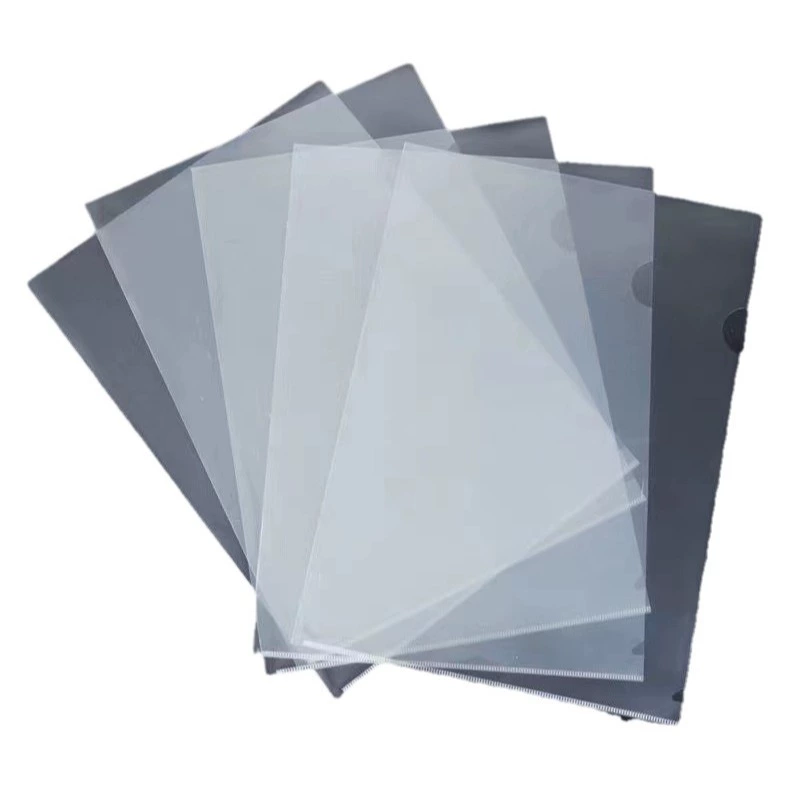 Clear A4 L-Shape File Folders 4