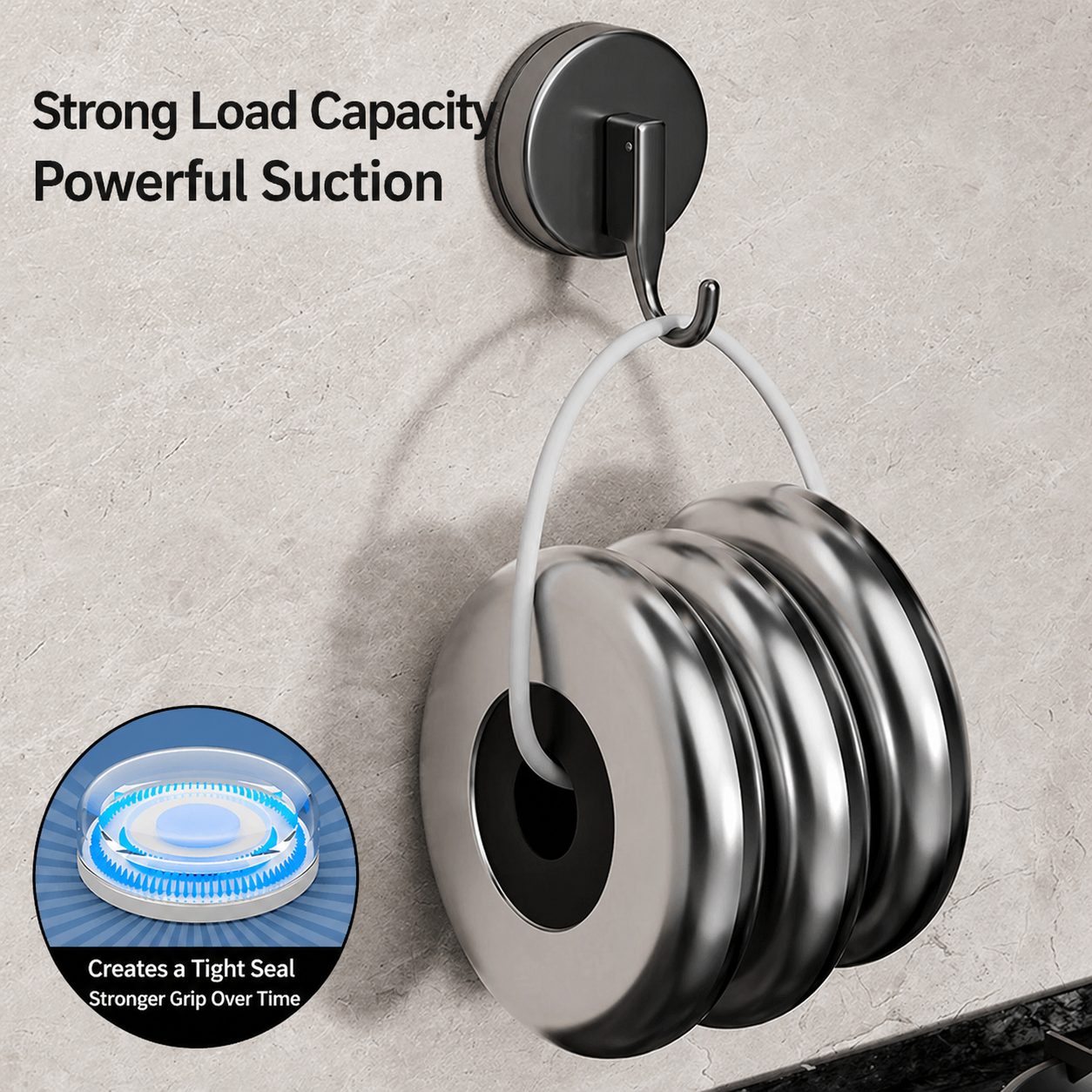 Round Self-Adhesive Wall Hooks 4