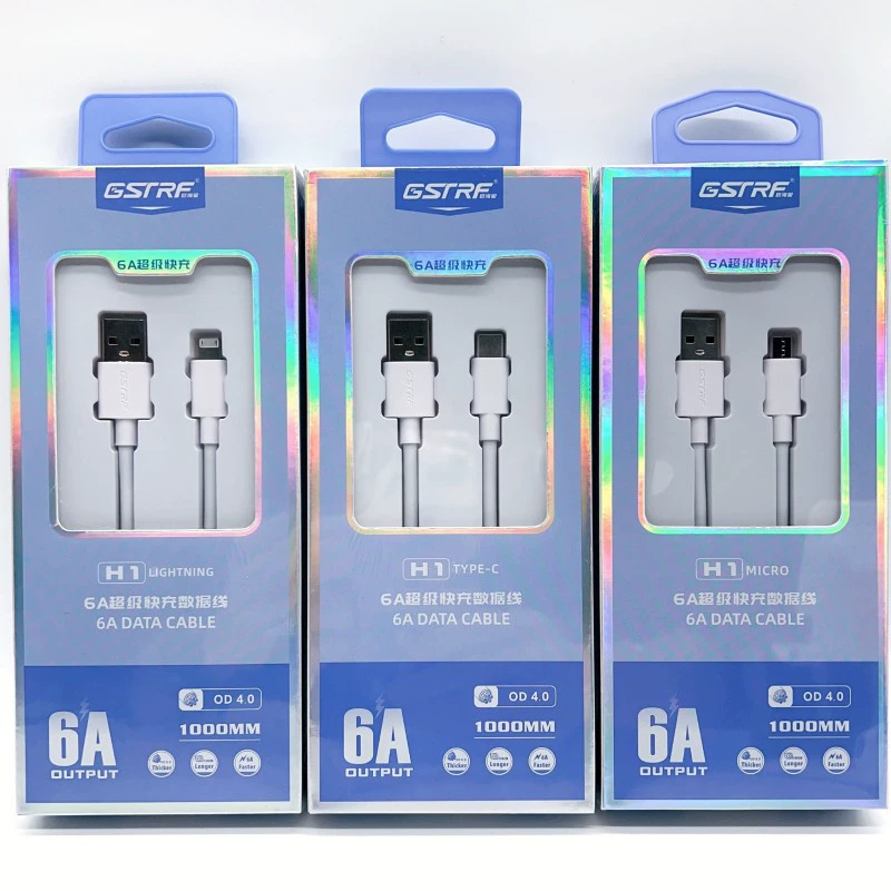 6A Fast Charging Cable – Connector Options 2