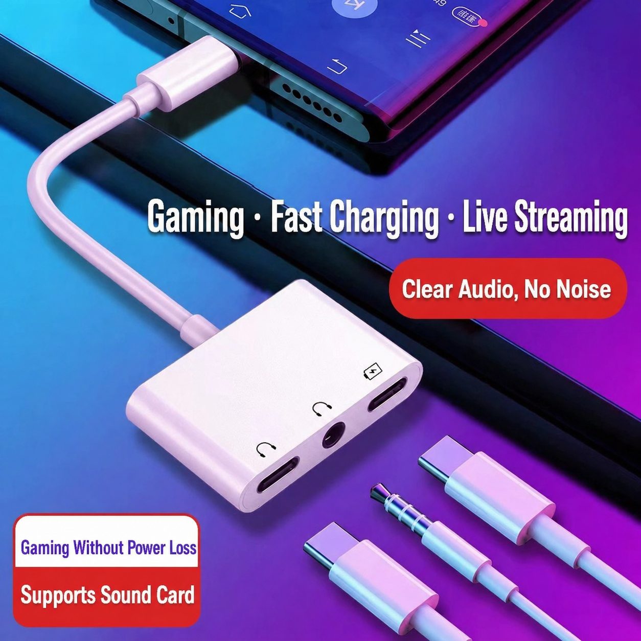 USB-C Audio & Charging Adapter 3