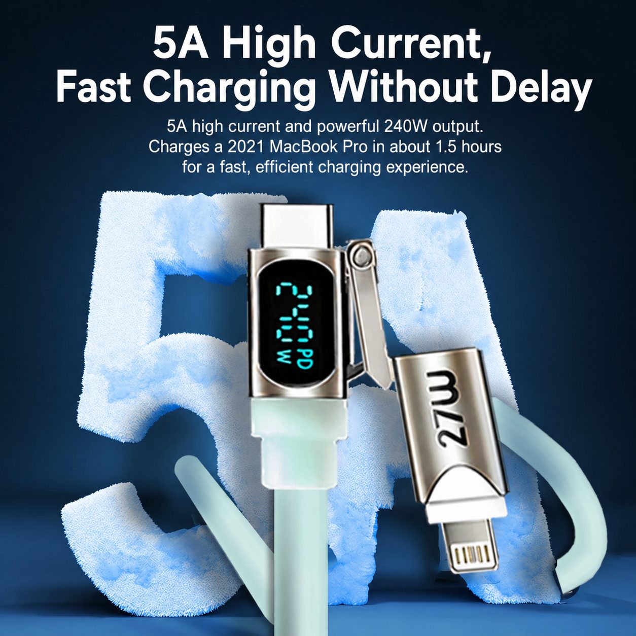 240W 4-in-1 Fast Charging Cable 4