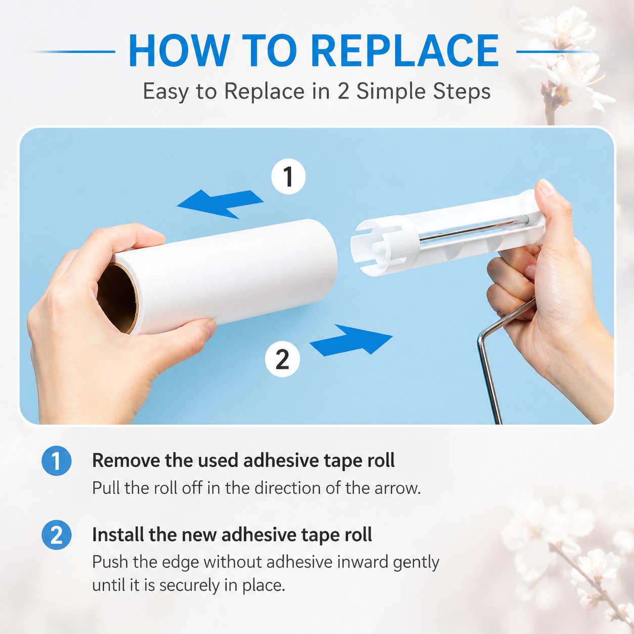 Tear-Off Lint Roller with Refills 4
