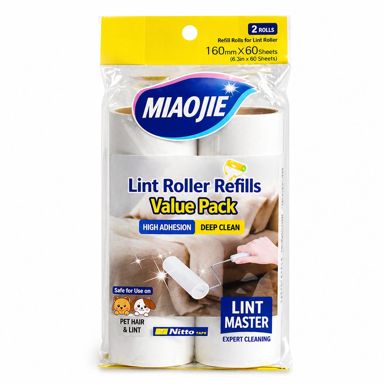 Tear-Off Lint Roller with Refills 6