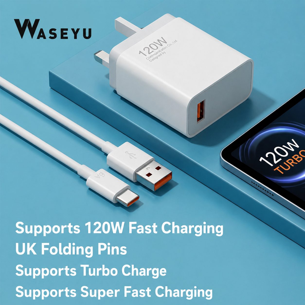 UK Plug Fast Charger Set – 67W / 120W Options 3
