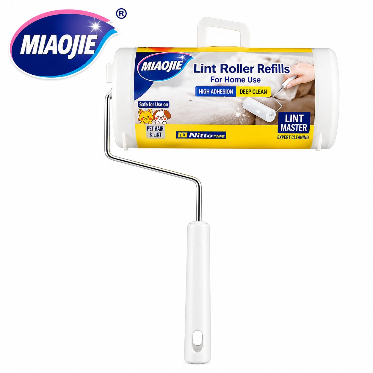 Tear-Off Lint Roller with Refills 7