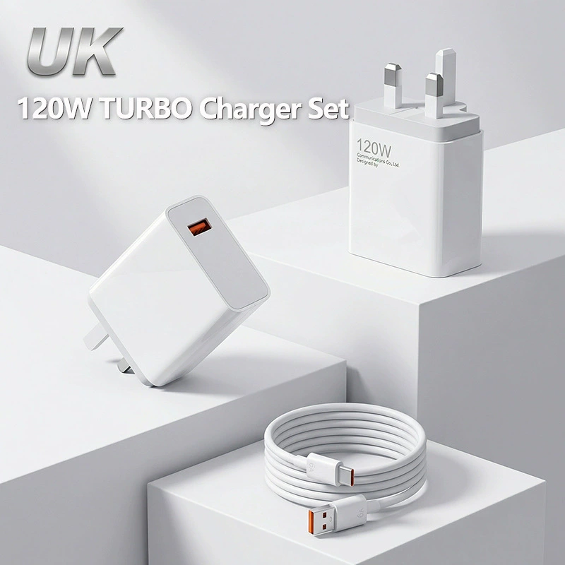 UK Plug Fast Charger Set – 67W / 120W Options 2