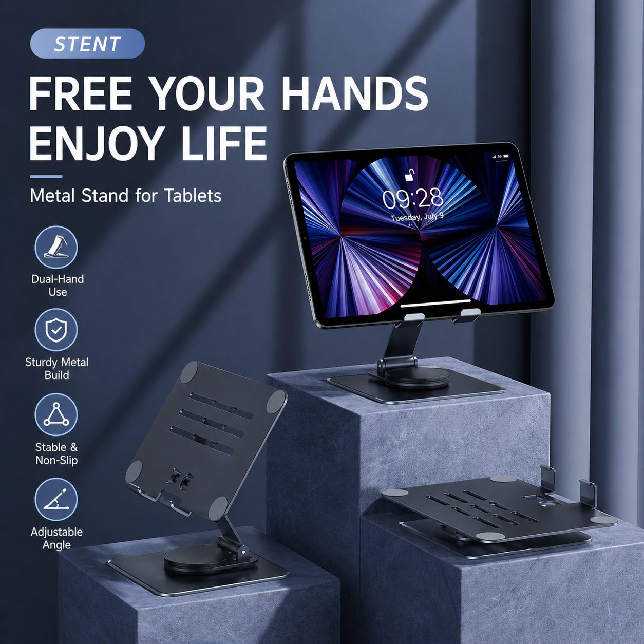 360° Desktop Phone & Tablet Stand 2