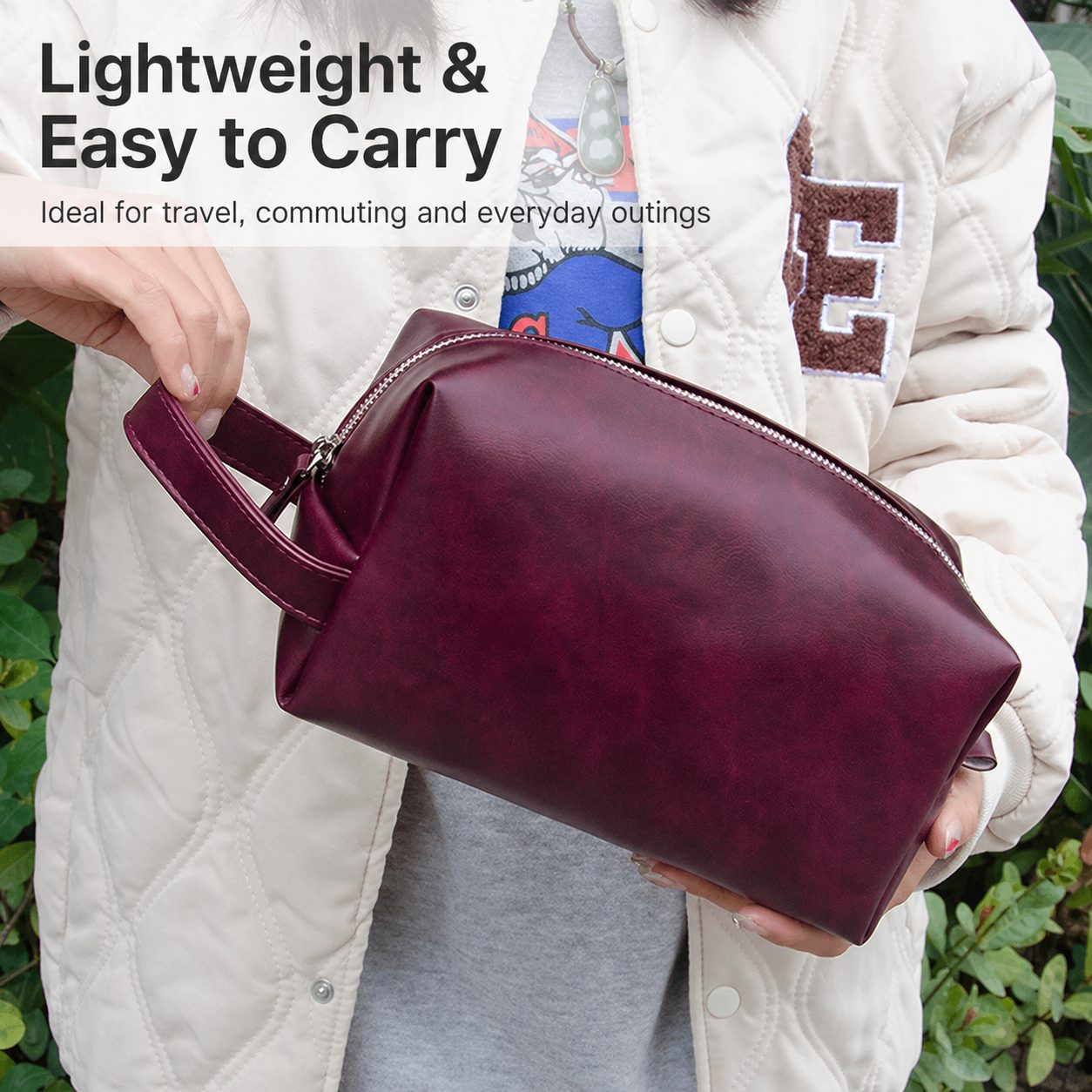 Water-Resistant Travel Toiletry & Cosmetic Bag 3