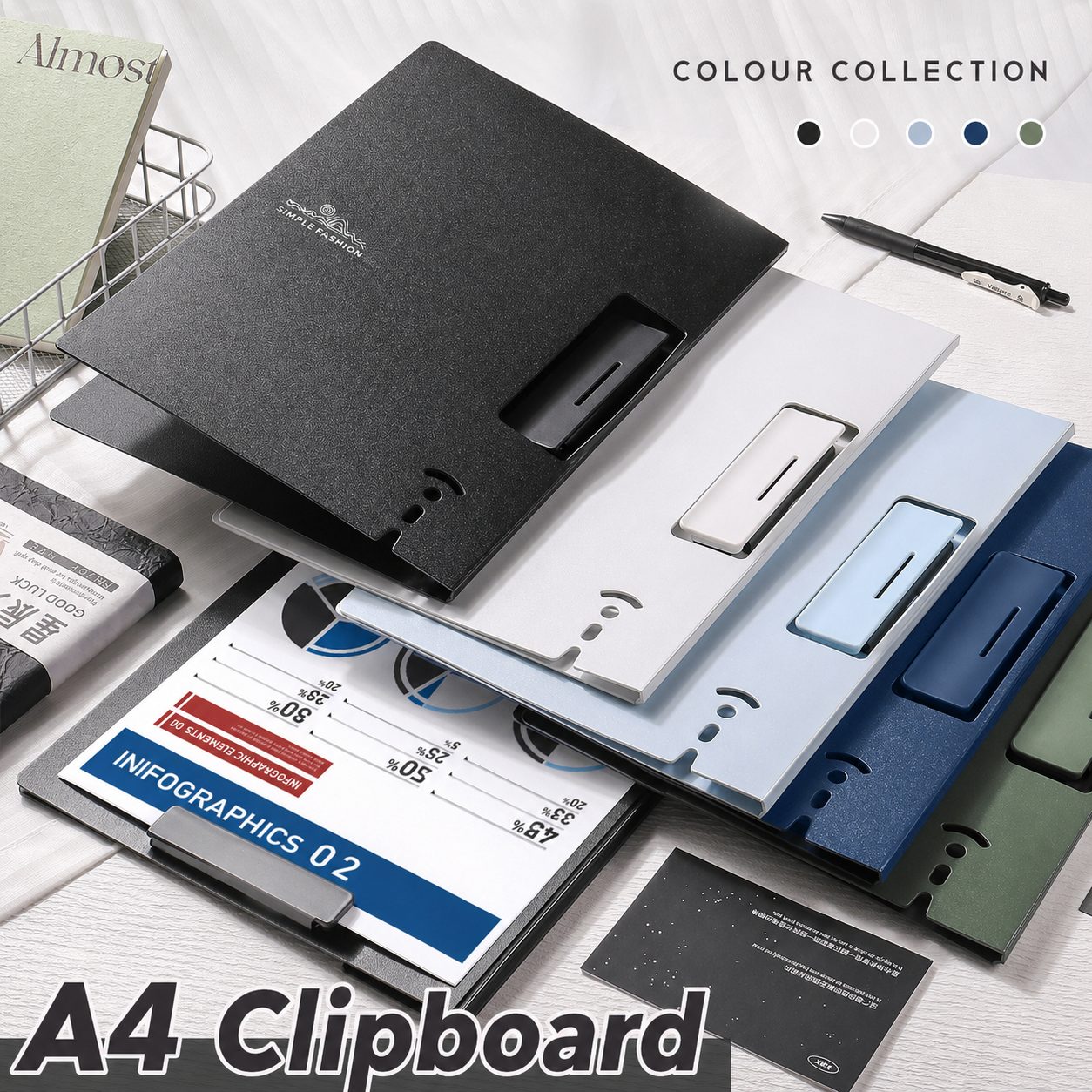 A4 Vertical & Horizontal Document Wallets 3