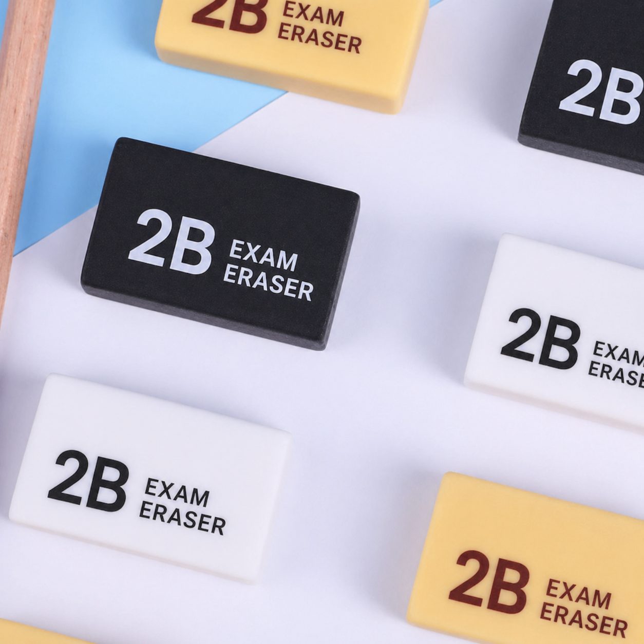 2B Drawing & Exam Erasers – 30 pcs Box 3