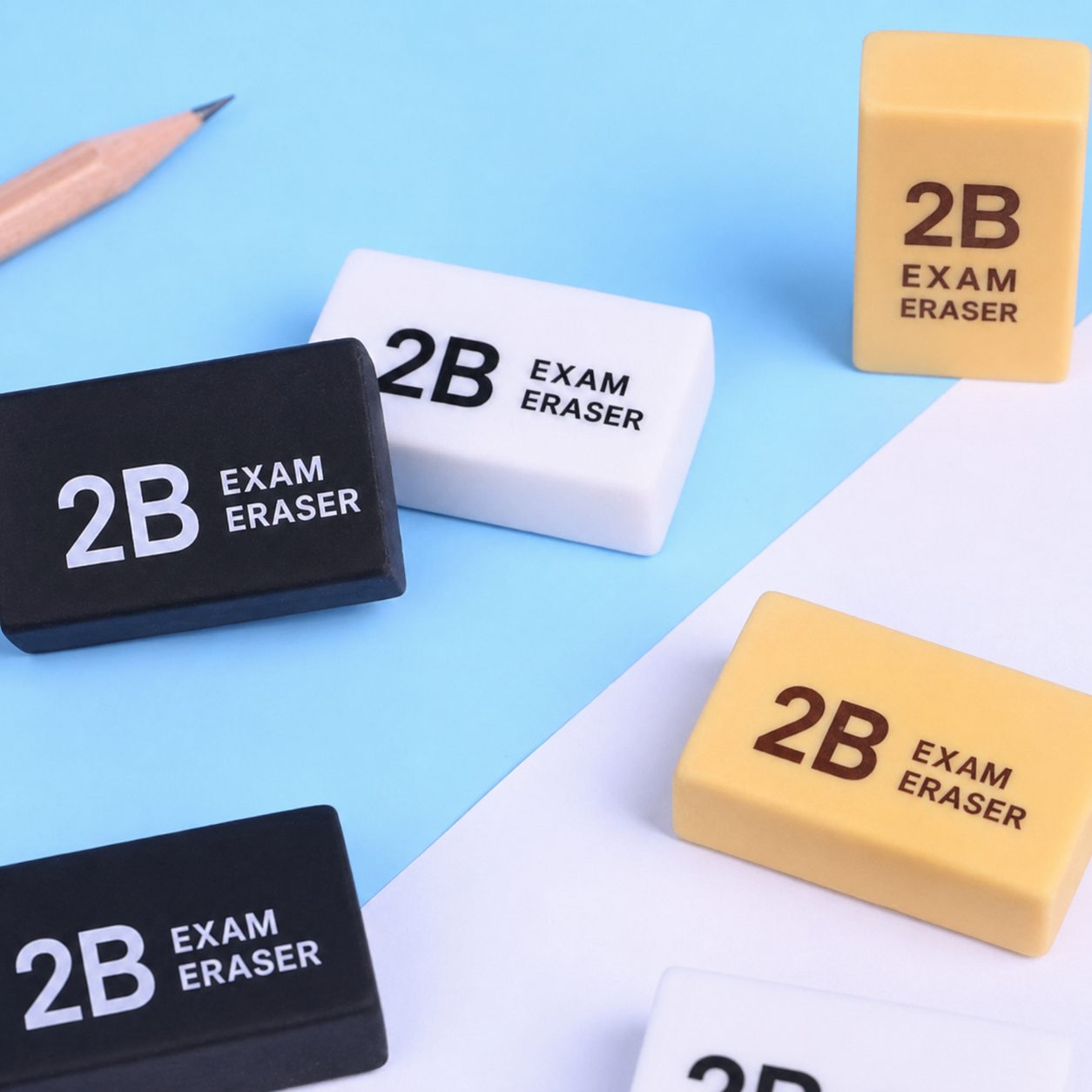 2B Drawing & Exam Erasers – 30 pcs Box 4