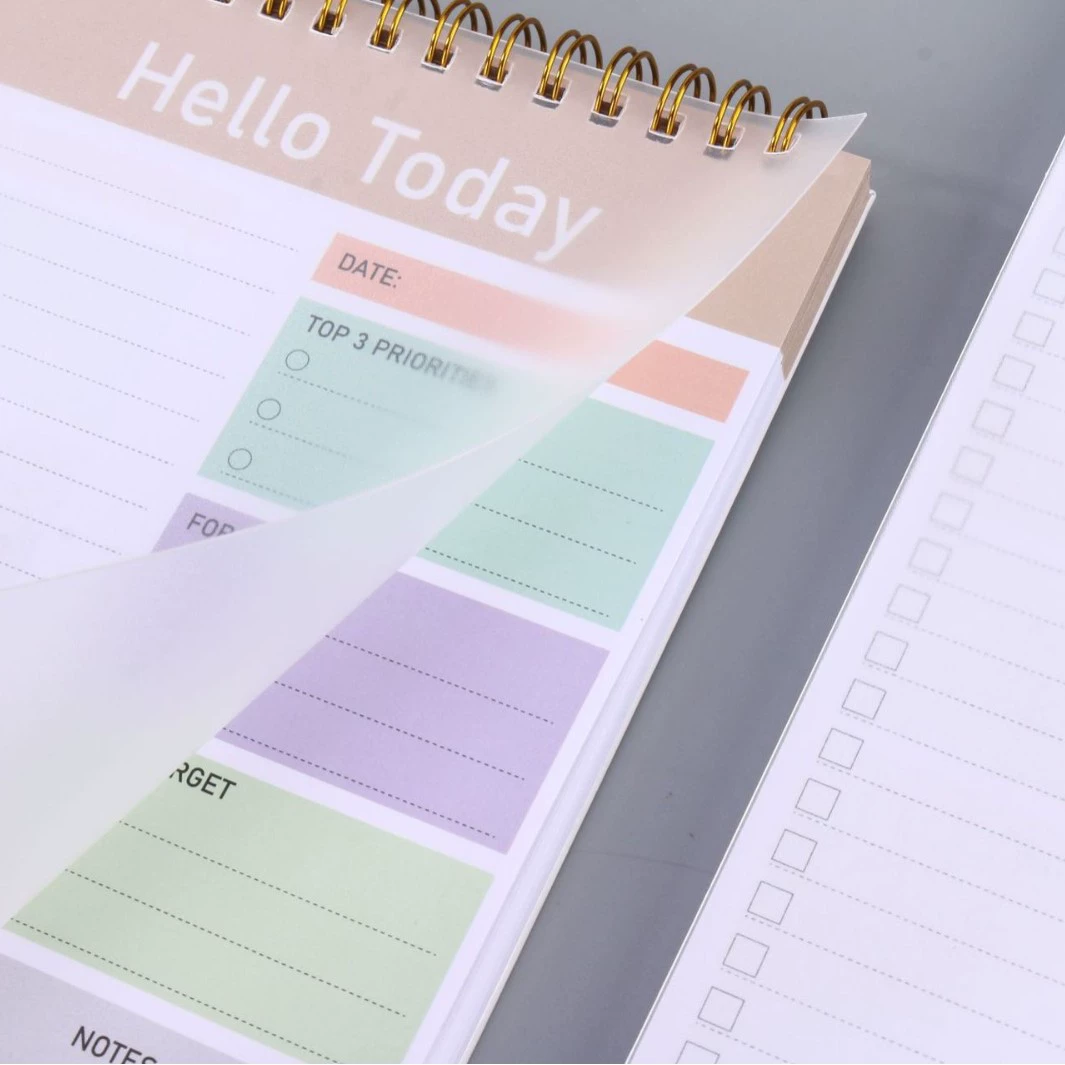 Undated Weekly Planner Notepad 3