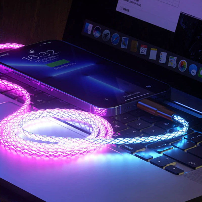 RGB Light-Up Fast Charging Cable – Connector Options 6
