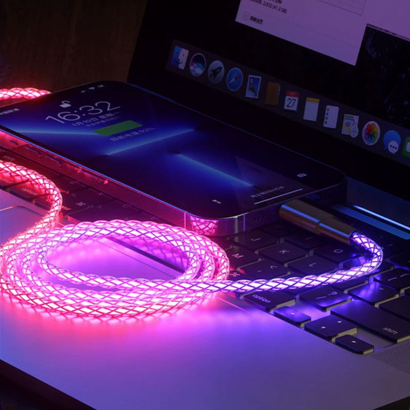 RGB Light-Up Fast Charging Cable – Connector Options 7