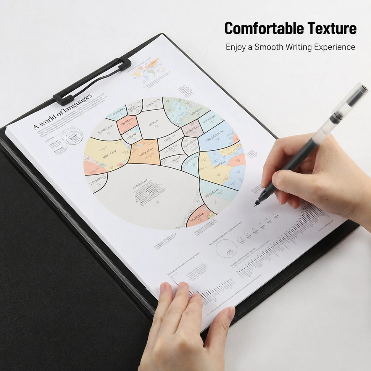 PU Leather A5 Clipboard Folder 4