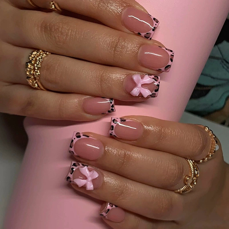 French-Style Press-On False Nail Set 3