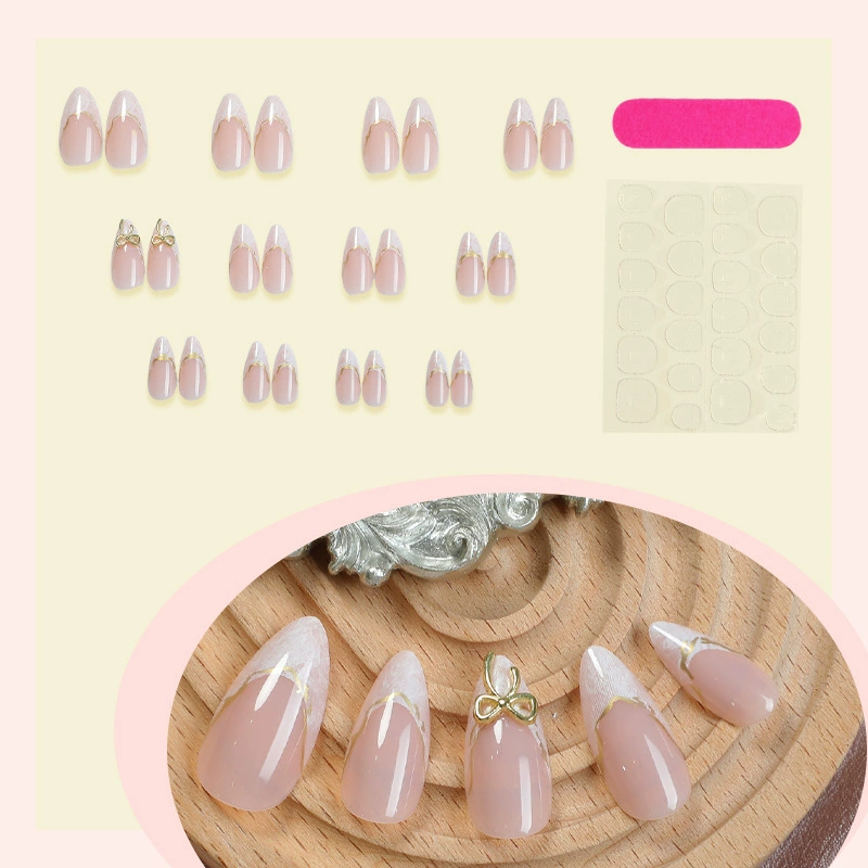 Boxed Press-On False Nail Set with Tools 4