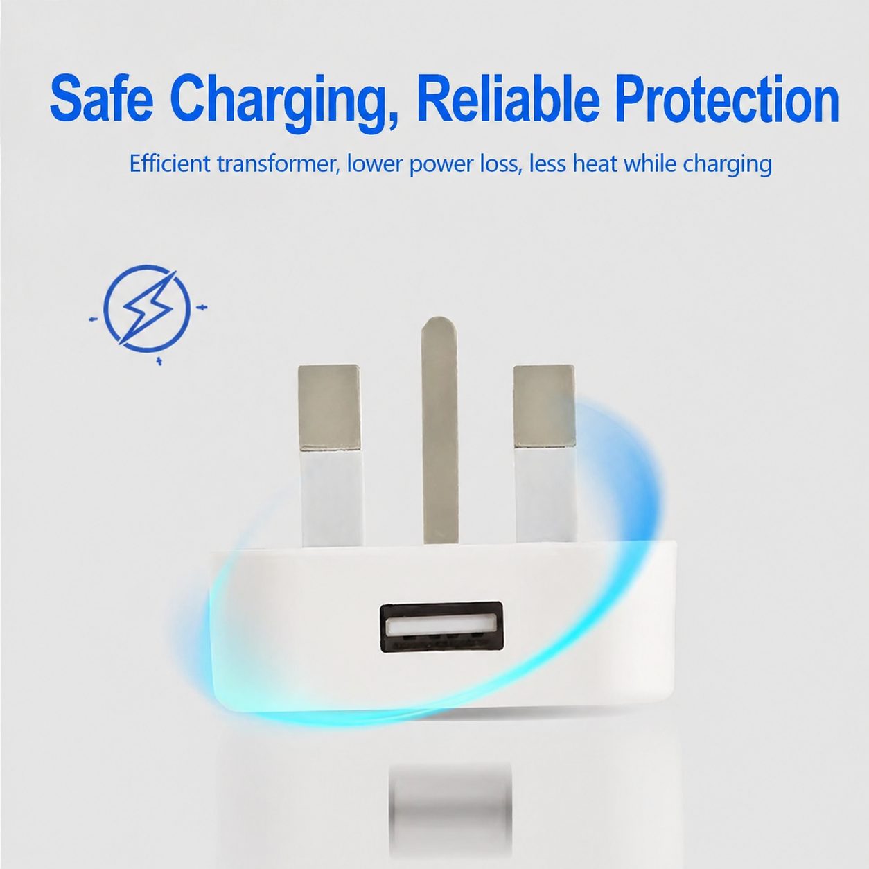 5V UK Plug USB Charger 4
