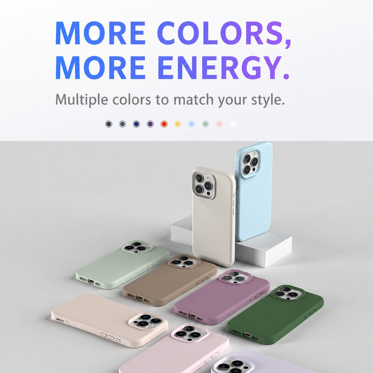 MagSafe-Compatible Silicone iPhone Case – Soft-Touch Drop Protection 4