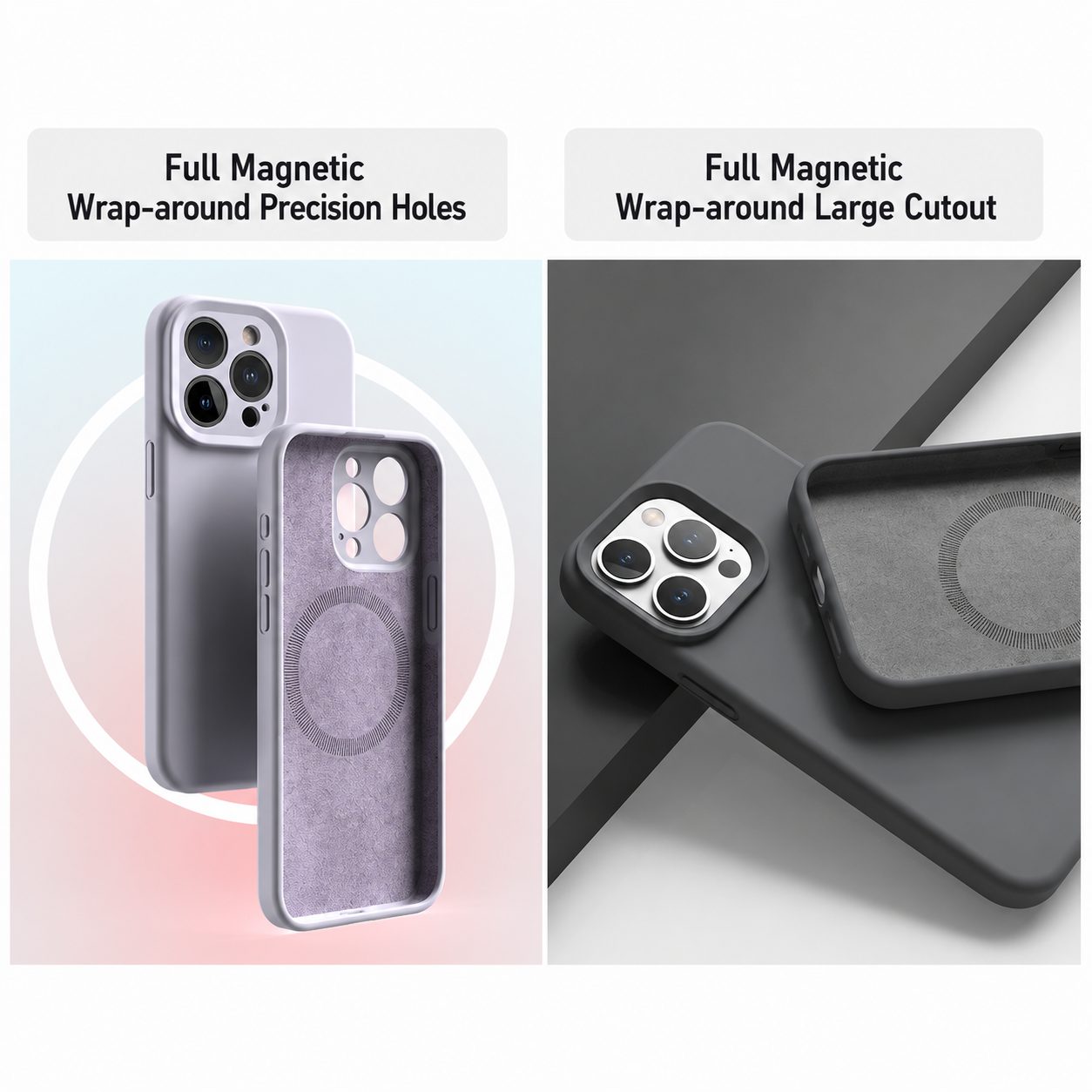 MagSafe-Compatible Silicone iPhone Case – Soft-Touch Drop Protection 2