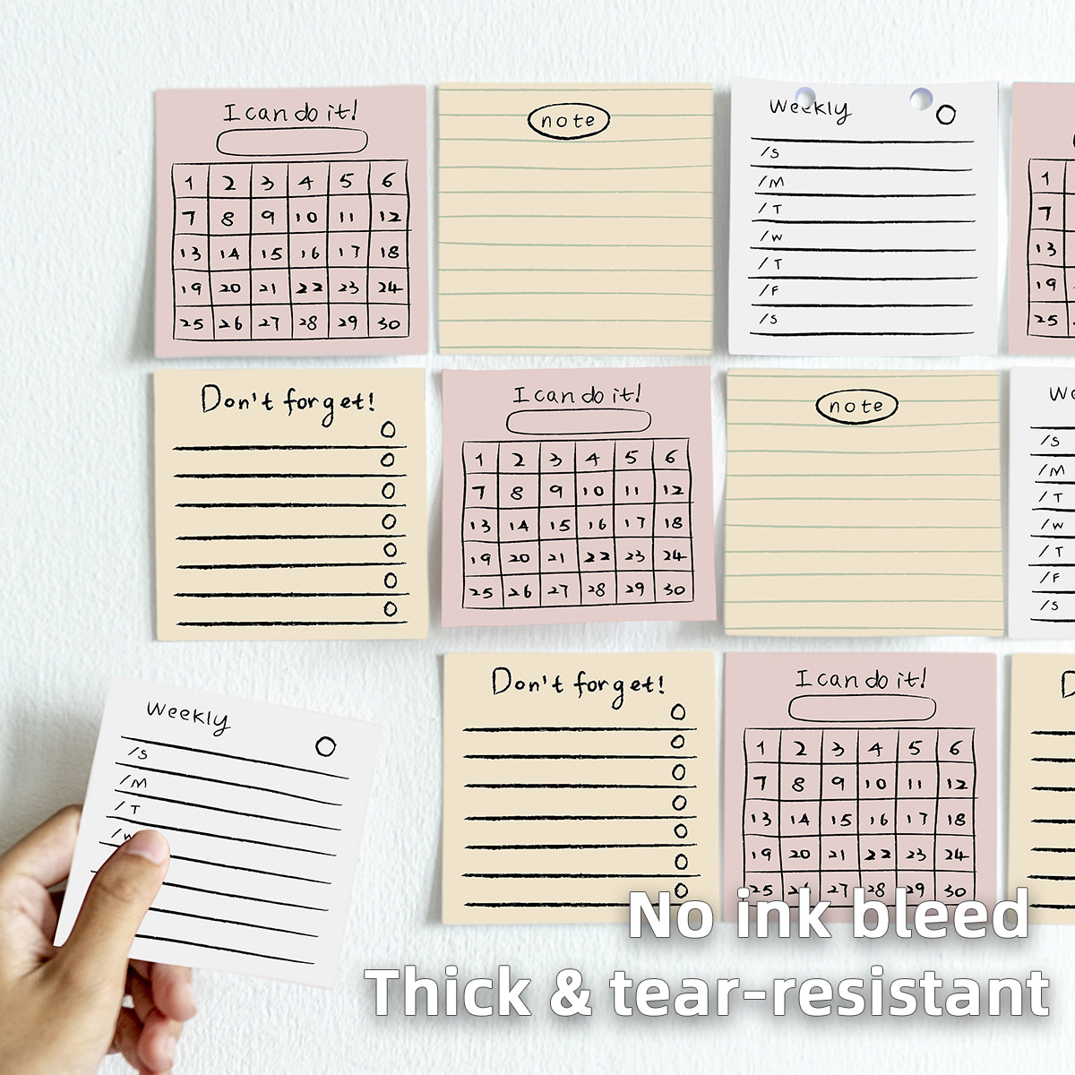 Mini Sticky Notes Pad Set – 50 Sheets 2