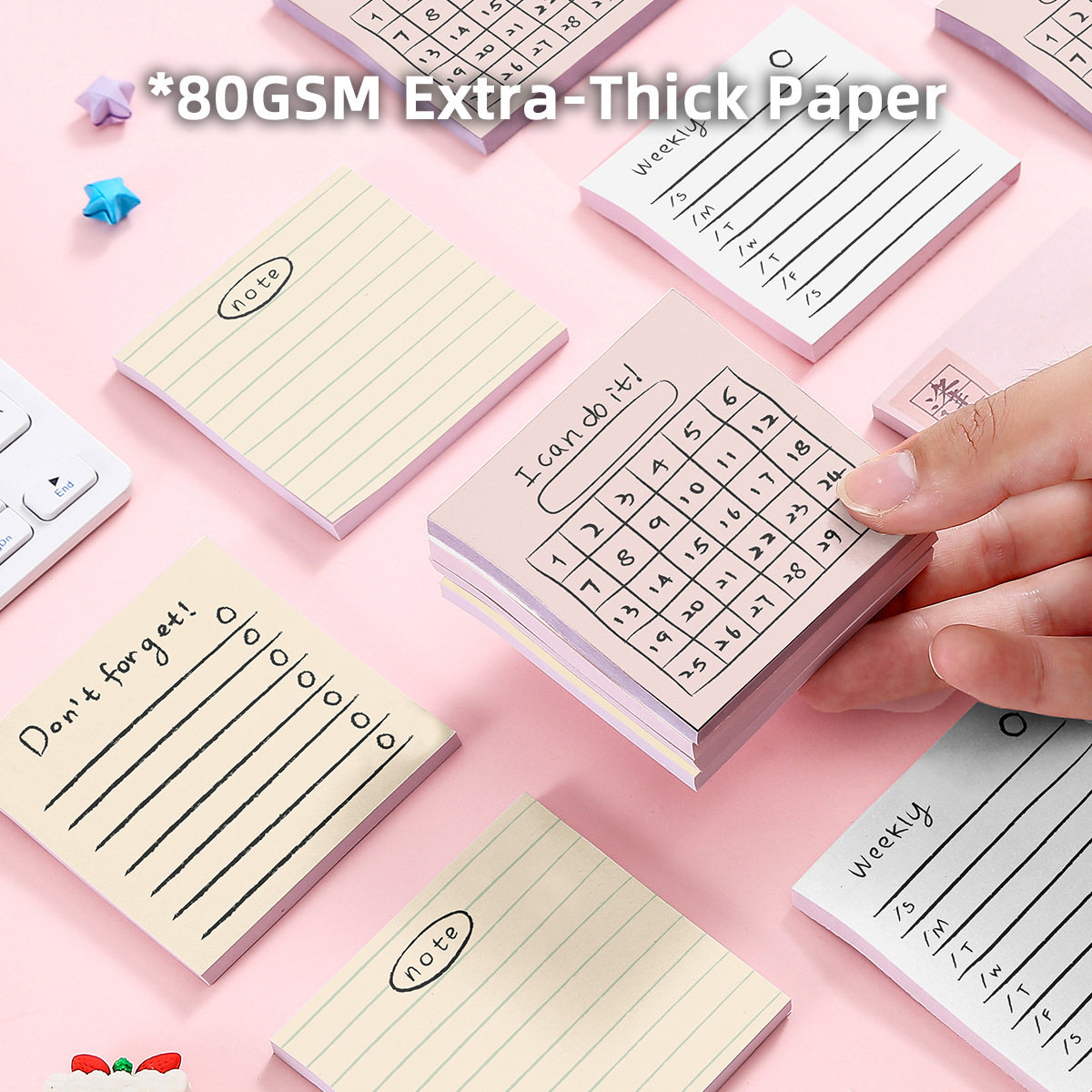 Mini Sticky Notes Pad Set – 50 Sheets 5