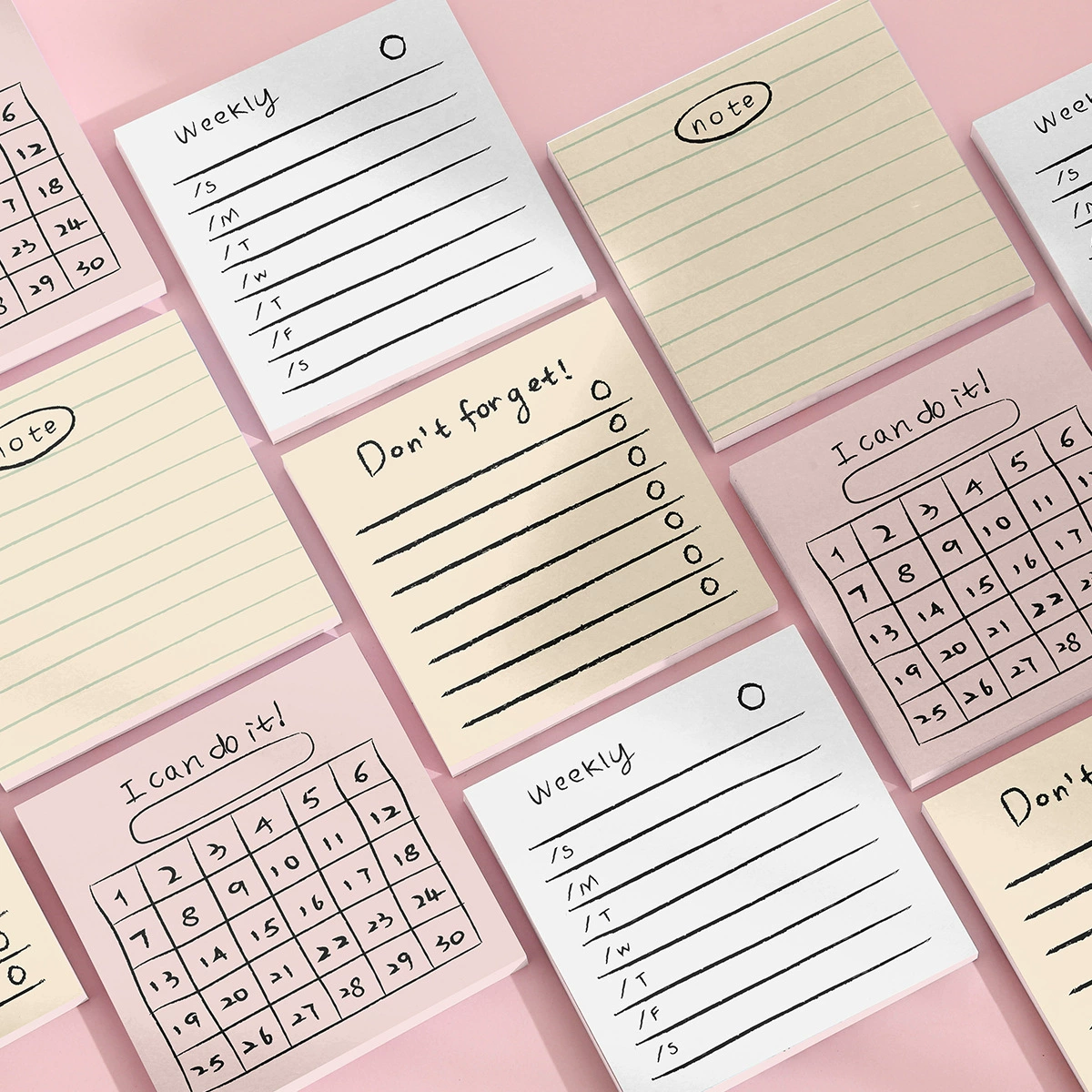 Mini Sticky Notes Pad Set – 50 Sheets 3