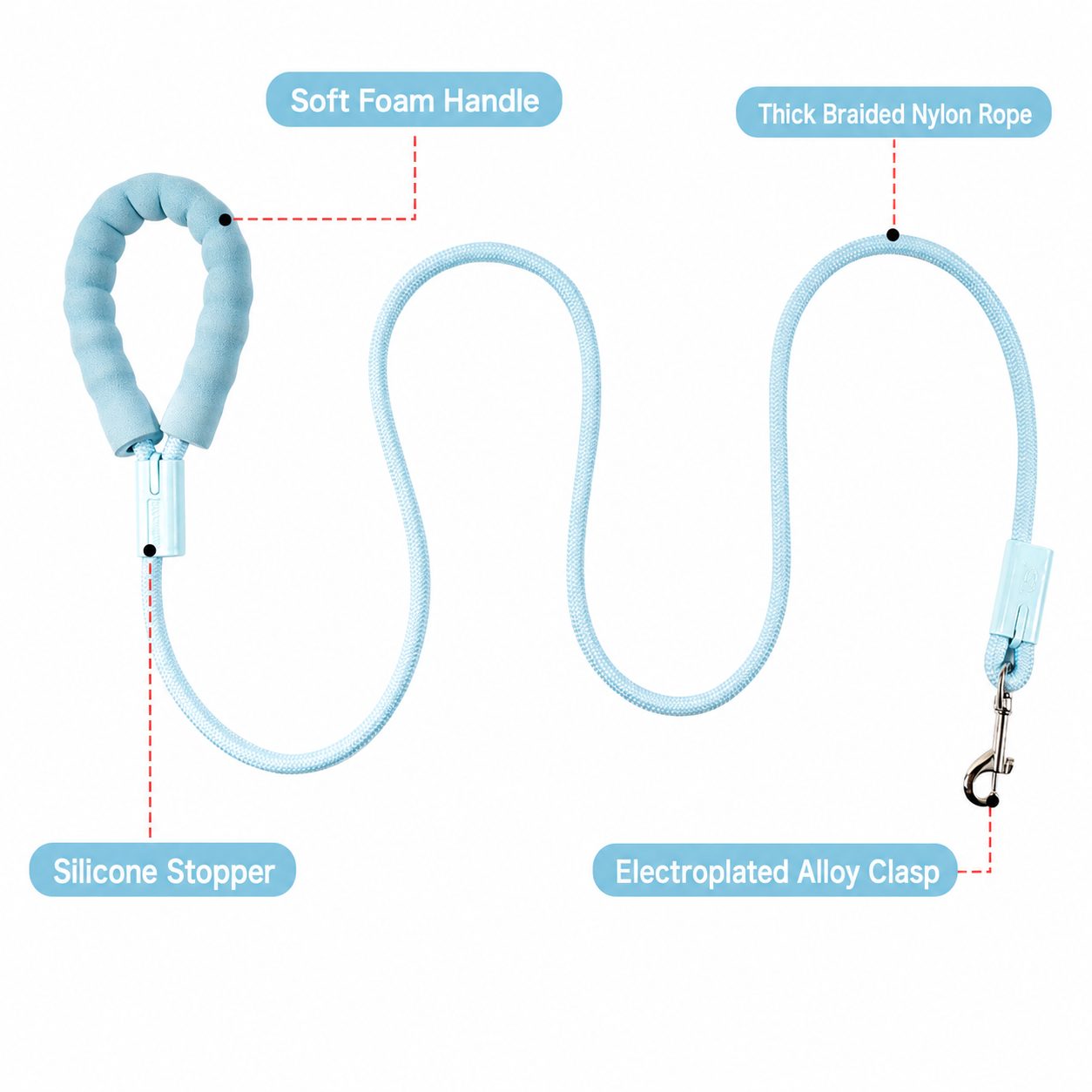 Soft Handle Pet Lead Rope 6