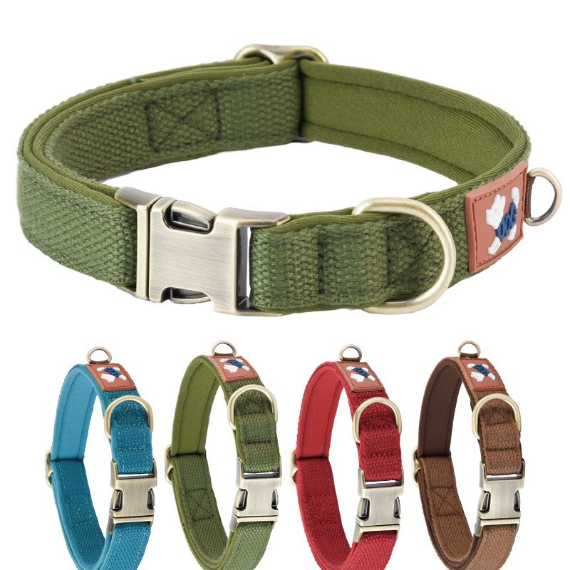 Adjustable Soft Webbing Dog Collar 9