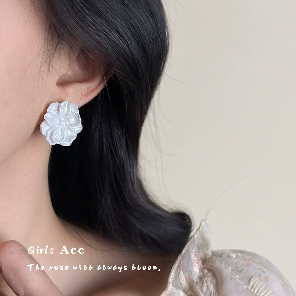Vintage Freshwater Pearl Statement Floral Earrings 4