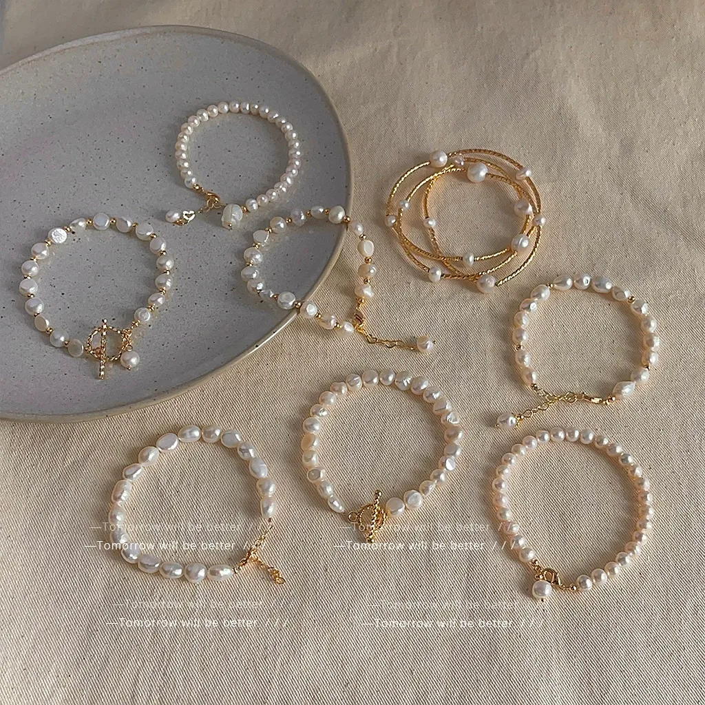 Vintage Freshwater Pearl Bracelet Collection 3